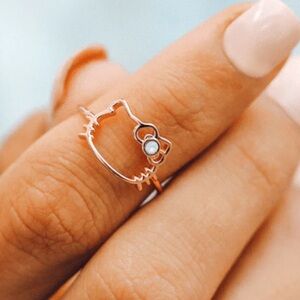 Pura Vida Hello Kitty opal ring 5